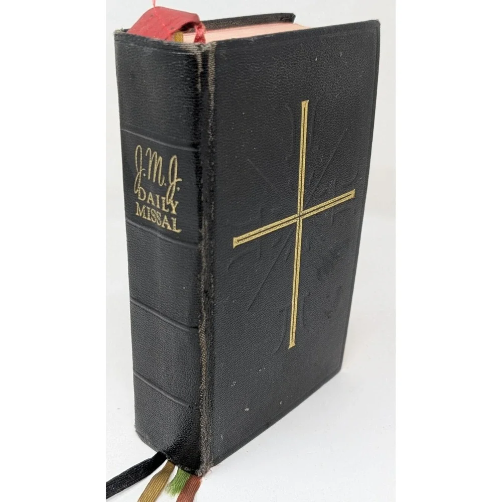 Jesus Mary & Joseph JMJ‎ Daily Missal The Official Prayers Church Benzinger 1962